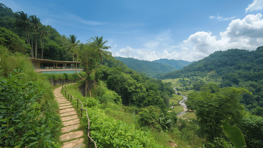 Eco-friendly nature resort in Western Ghats Goa