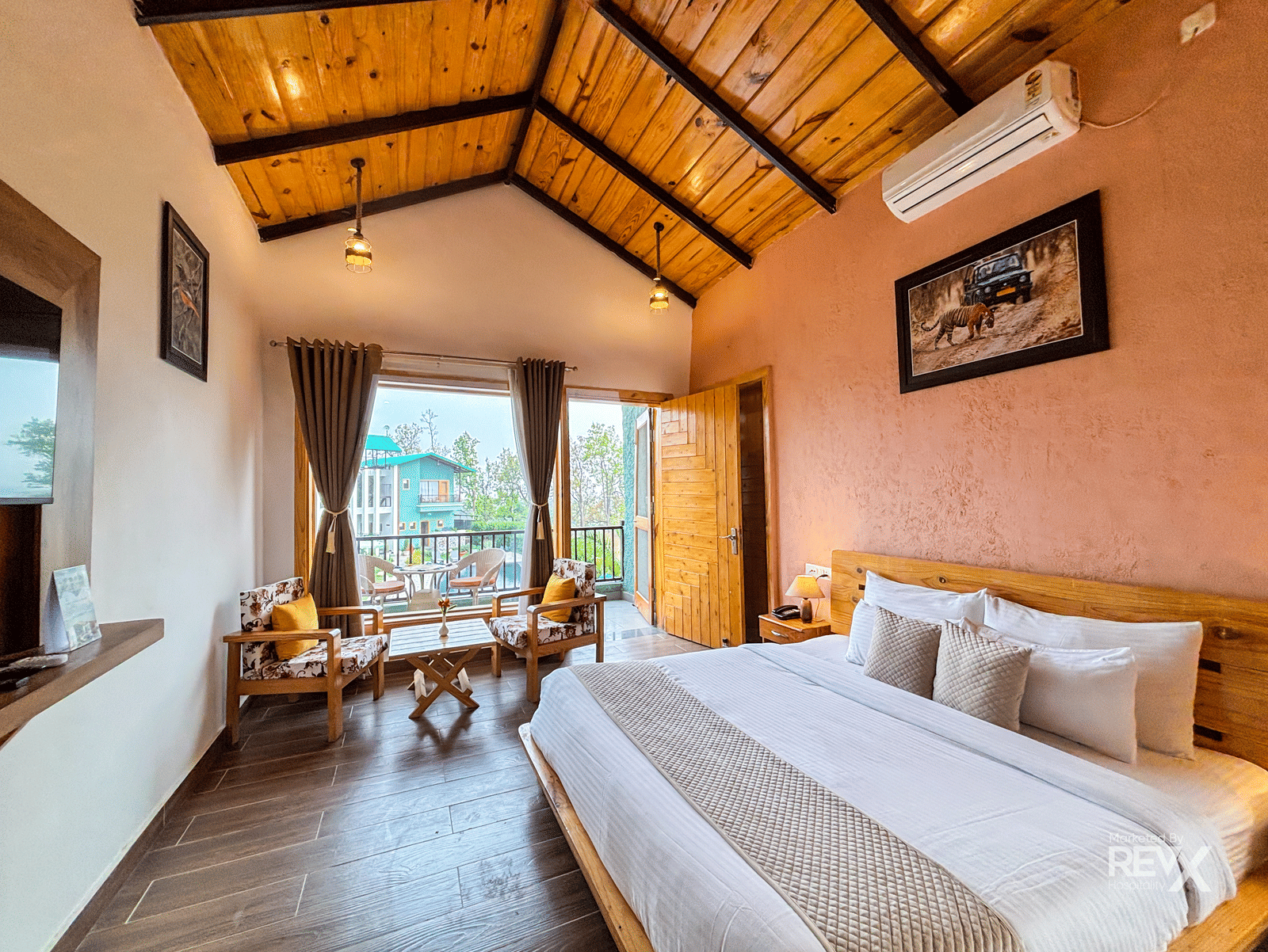 Pool View Room at Corbett Nirvana Resort