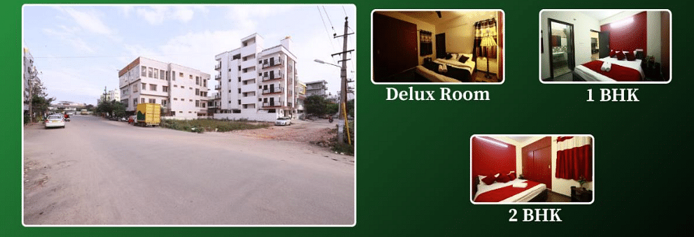 A facade image of Tranquil ABS Orchid Service Apartments which has Deluxe rooms, one bhk flats, and two bhk flats