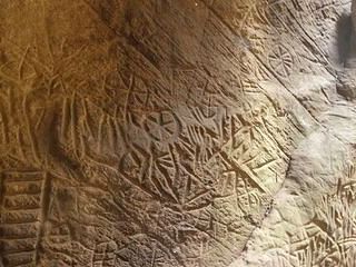 An image showing insides of Edakkal-caves