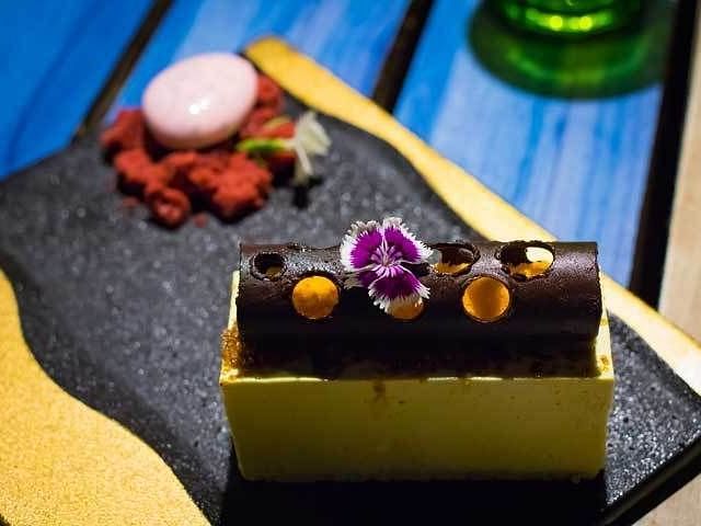 An image showing a beautifully plated dessert