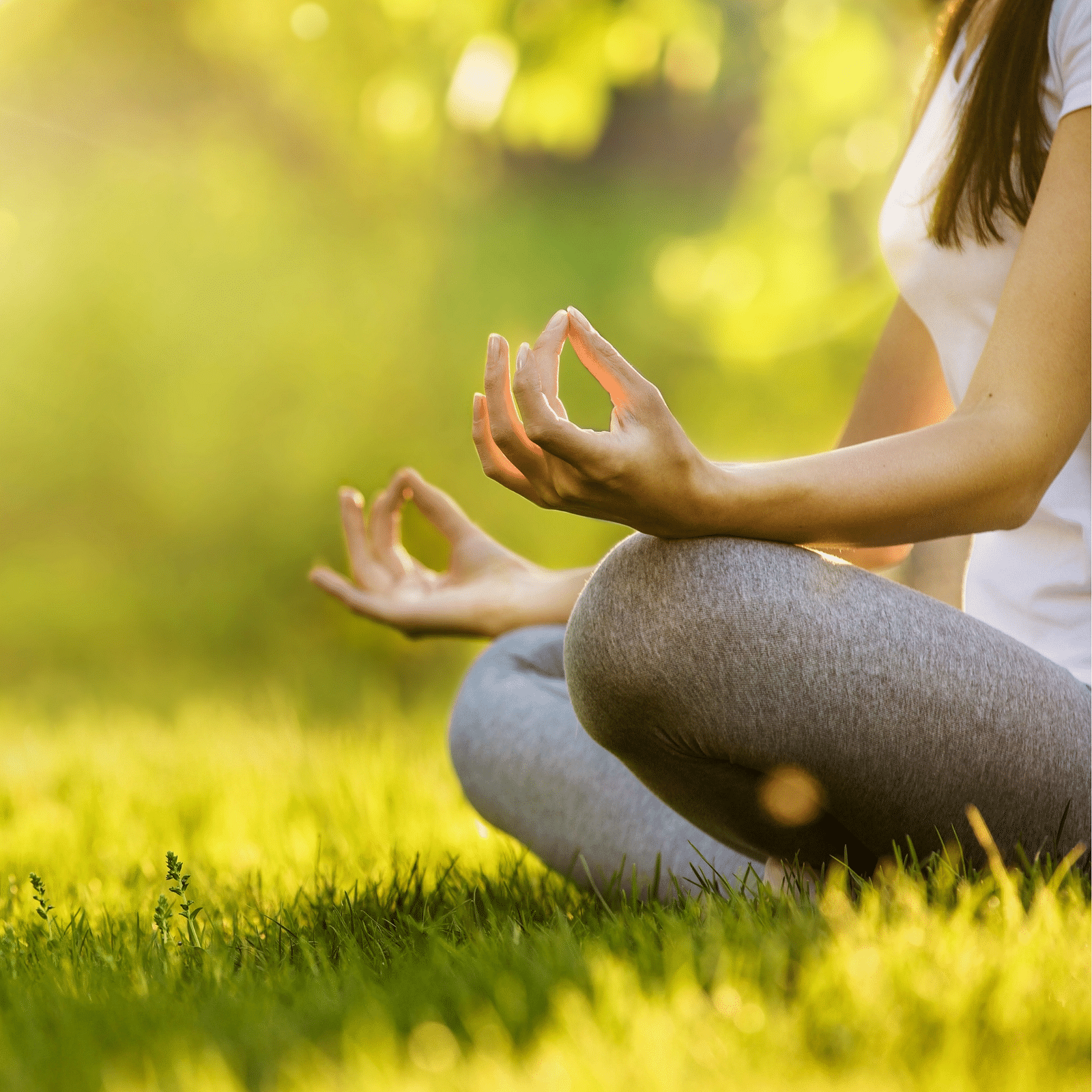 an image of a lady meditating in spa resort in Lonavala - Rhythm Lonavala