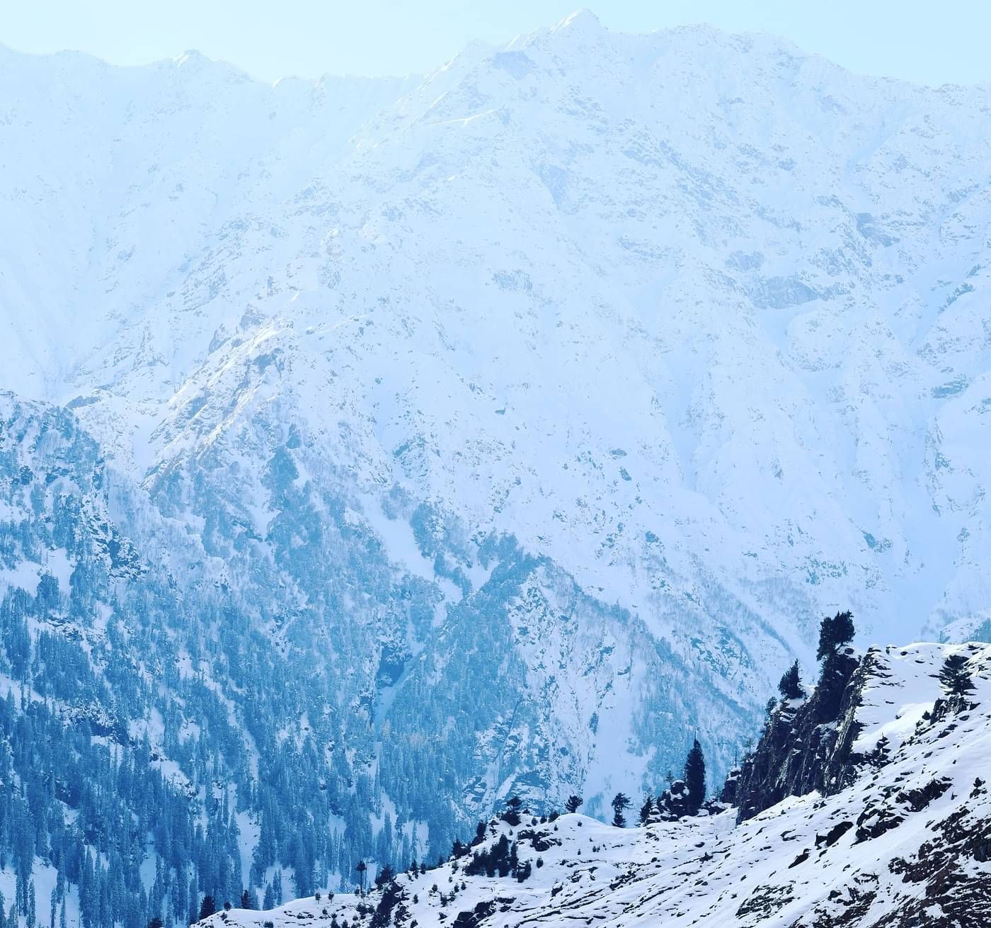 Image of snow covered moutains