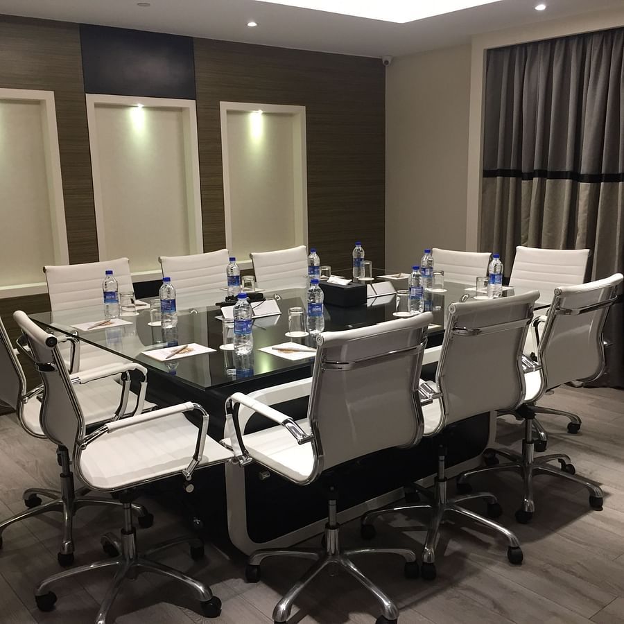 The Empresa Boutique Hotel - the boardroom sitting style at the conference hall in Mumbai