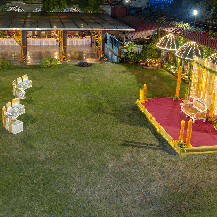 our lawn set up for an event