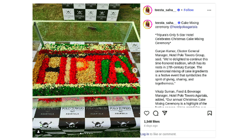 Instagram Media post of hotel polo Towers