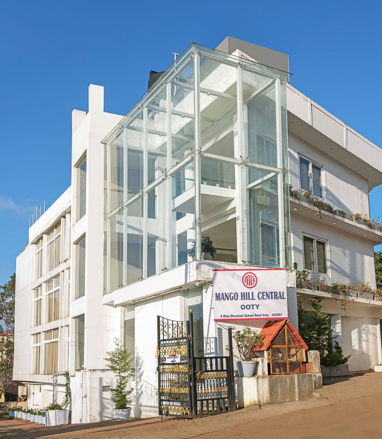 An imgae of a facade during a broad daylight  | Mango HIll Central, Ooty