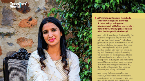 Sonavi Kaicker, CEO of Neemrana Hotels