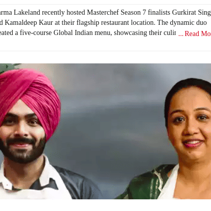 Screenshot of an article of karma lakeland's chefs - Karma Lakelands.