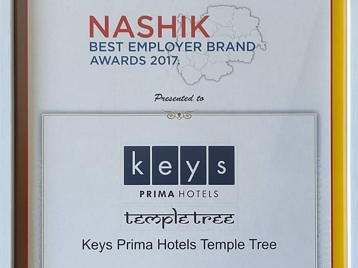 hotels in shirdi, 4 star hotel in shirdi, hotel temple tree shirdi, luxury hotel in shirdi  efrg2017 Award - 2 Best Employer Brand