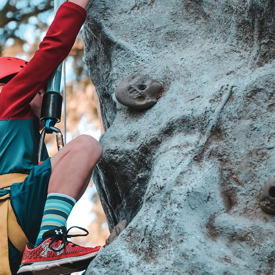rock climbing
