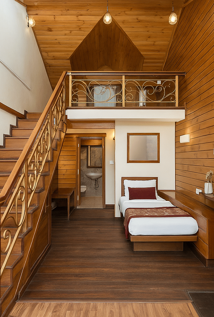 CHALET KANCHENJUNGA VIEW WITH FIREPLACE & BALCONY