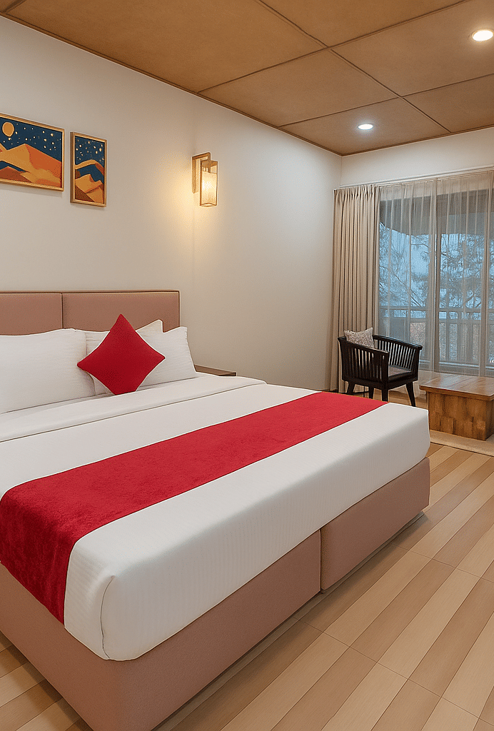 Deluxe room with pool view