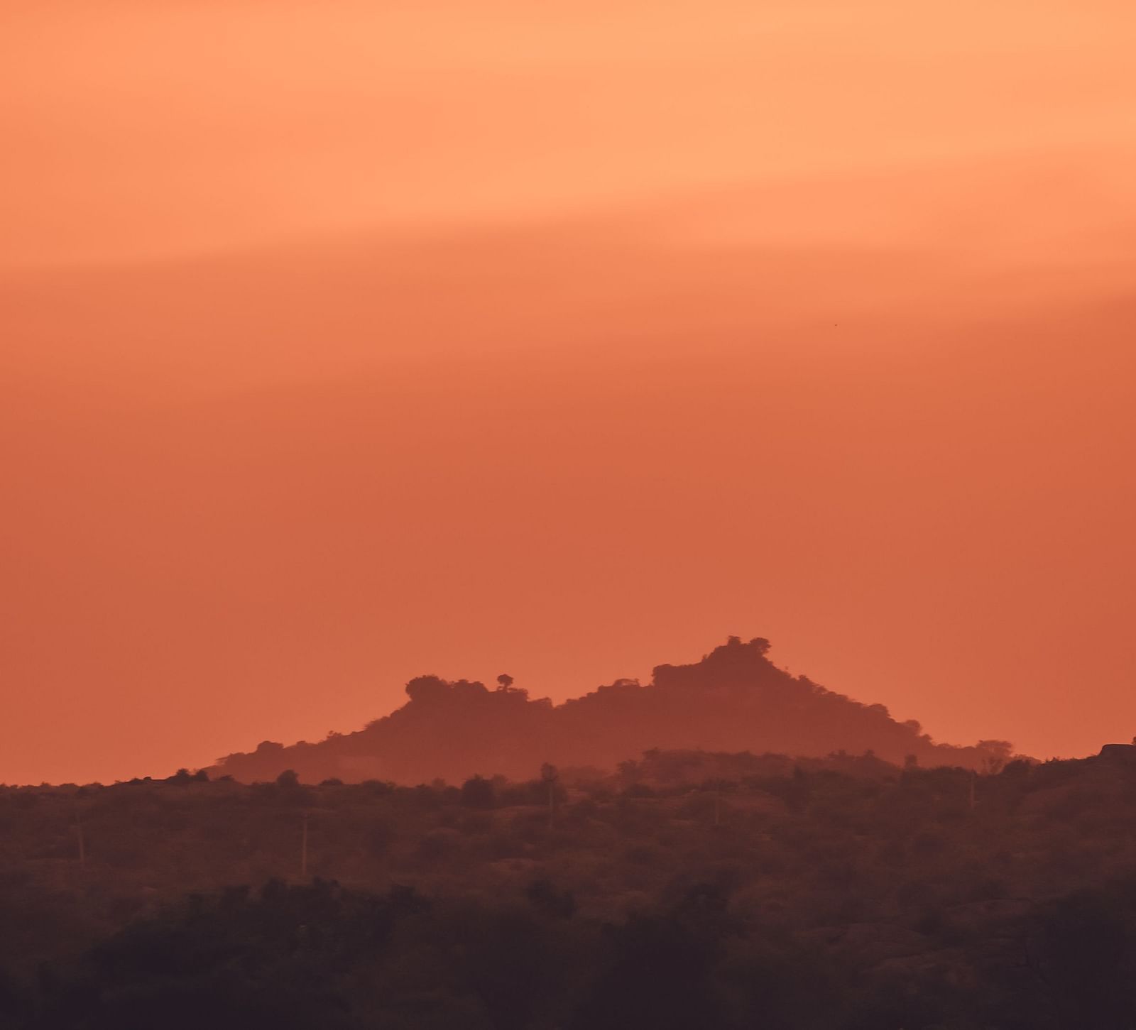 image of a valley during the sunset - Dev Shree, Deogarh