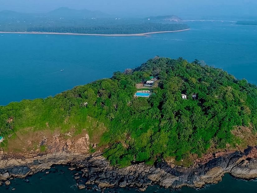 aerial view of cintacor island resort