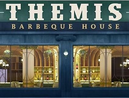 A facade image of Themis Barbecue House