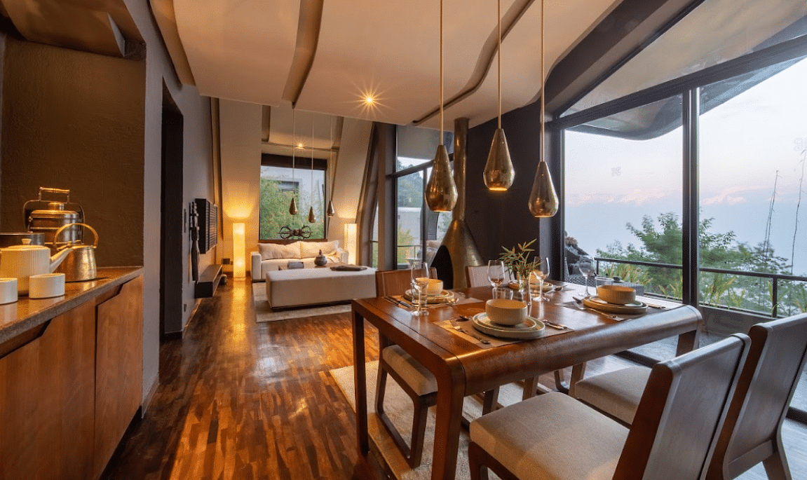An image of two woman posing for the camera |  Kavya Resort and Spa, Nagarkot