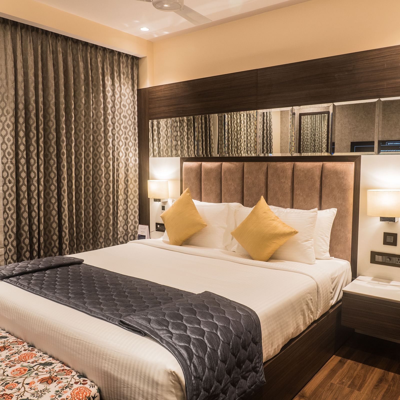 view of king size bed of Superior Room