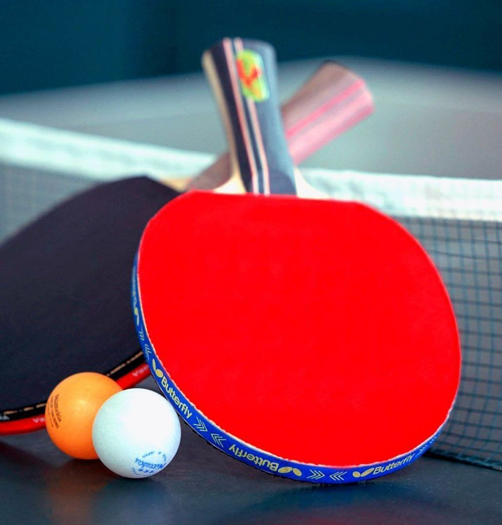 Table Tennis rackets and ping pong balls | Woodstock Resorts, Coorg