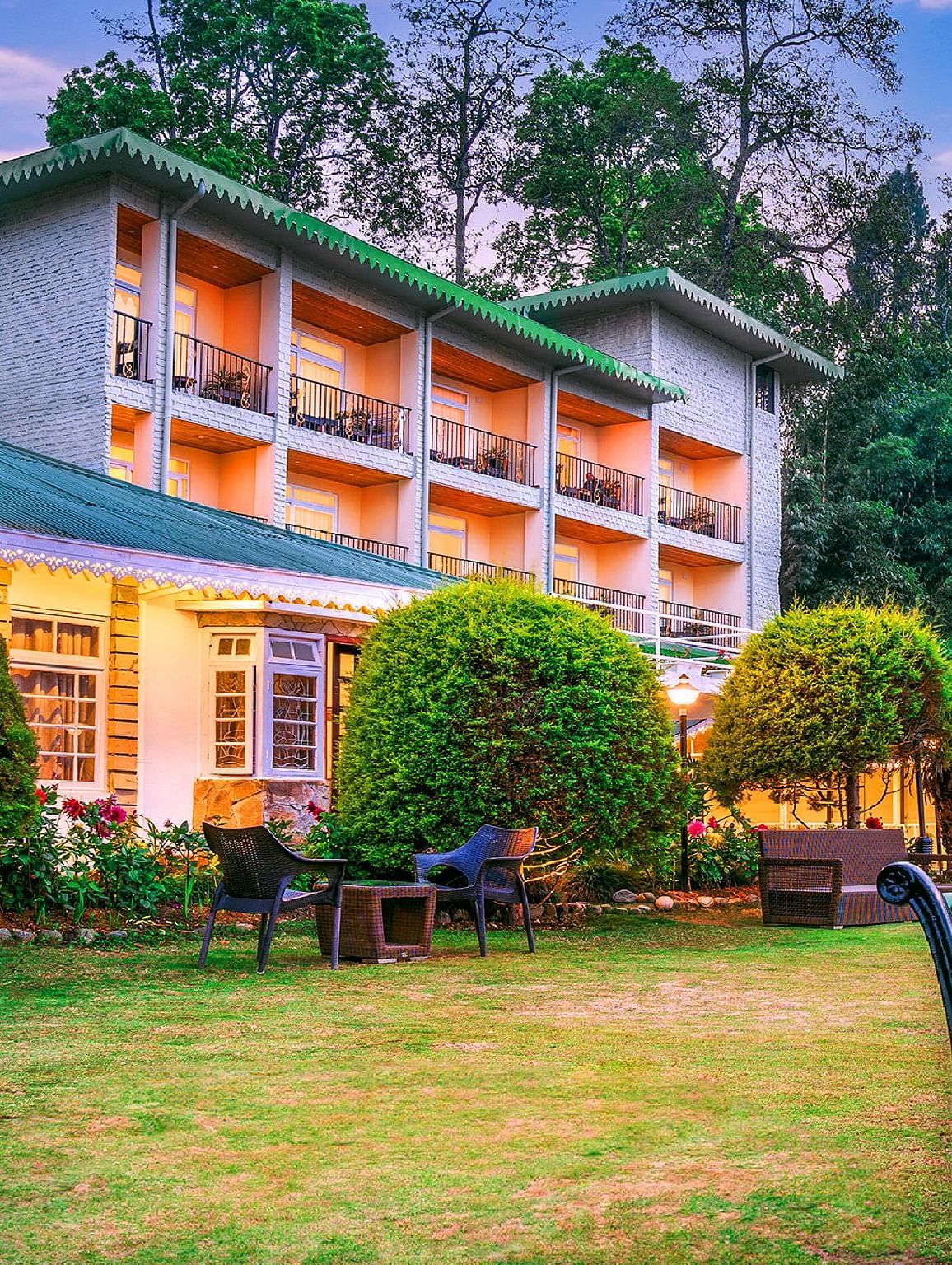 Facade of Summit Barsana Resort & Spa, Kalimpong