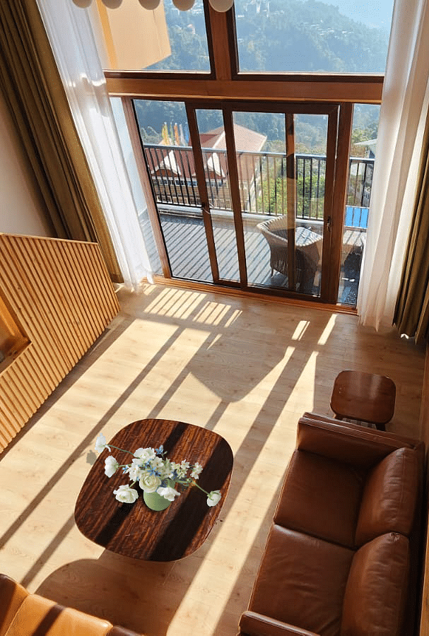 Family penthouse view with jacuzzi
