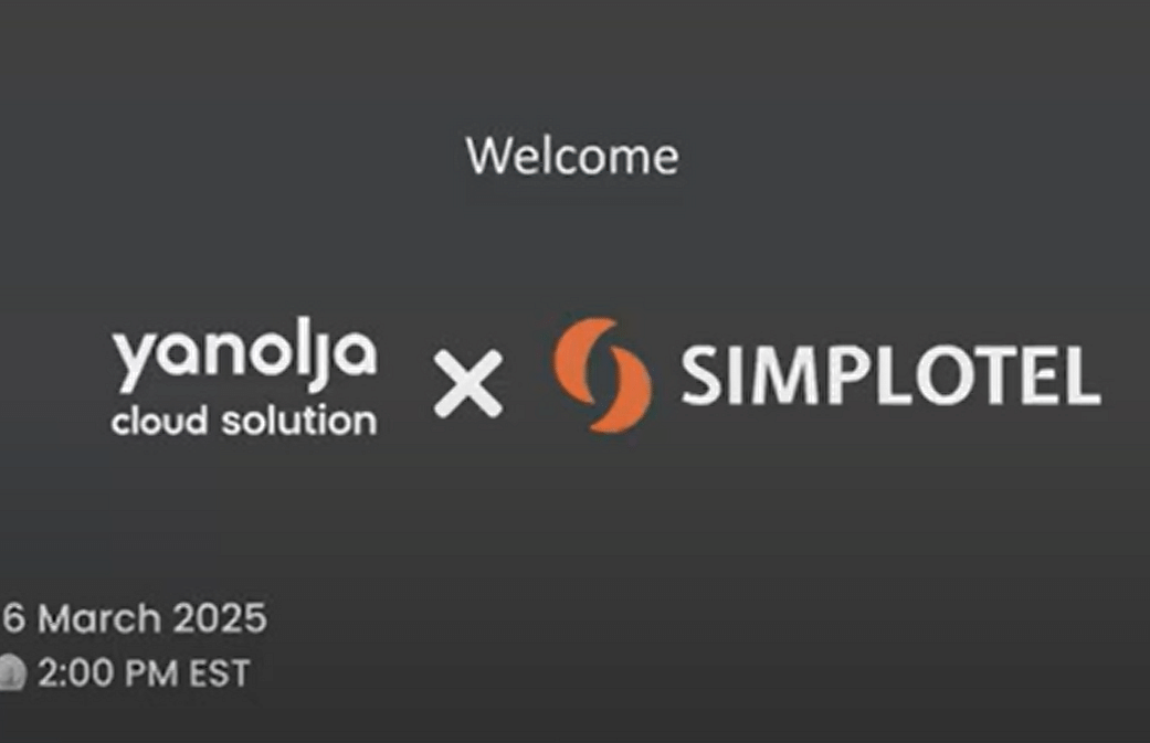 Image displaying Yanolja and Simplotel logos with the event date and time mentioned