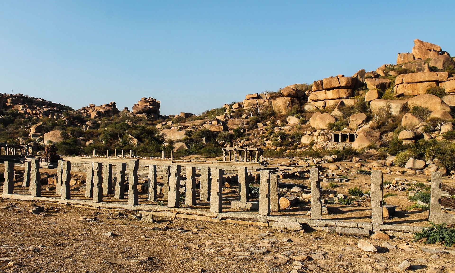 Hampi Bazaar near Vitthala Temple