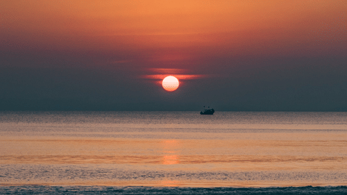 A senset on Radhanagar beach at havelock island
