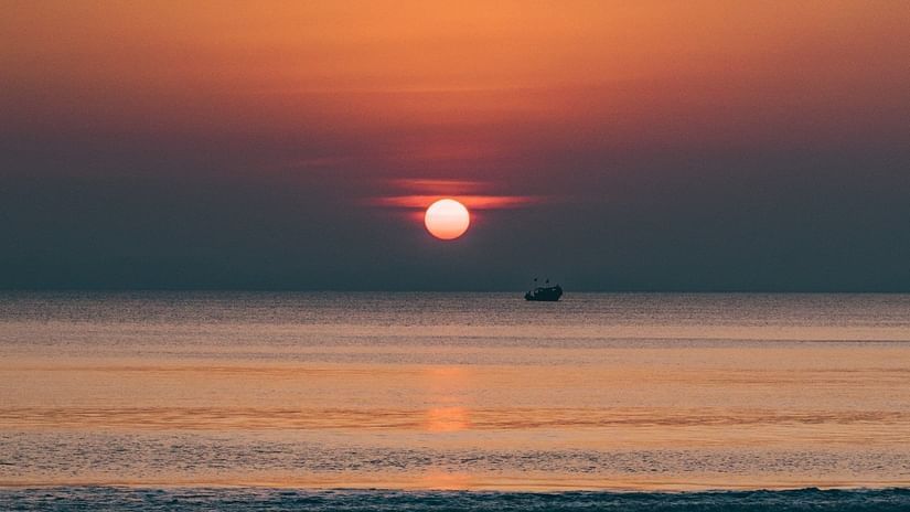 A senset on Radhanagar beach at havelock island