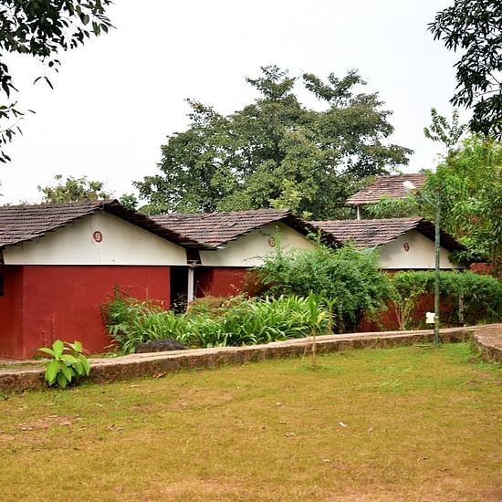 River view Basic tent exterior