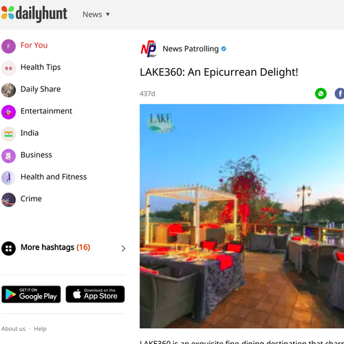 A screenshot of an article about Karma Lakelands.