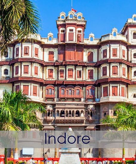 Facade of a monument in Indore