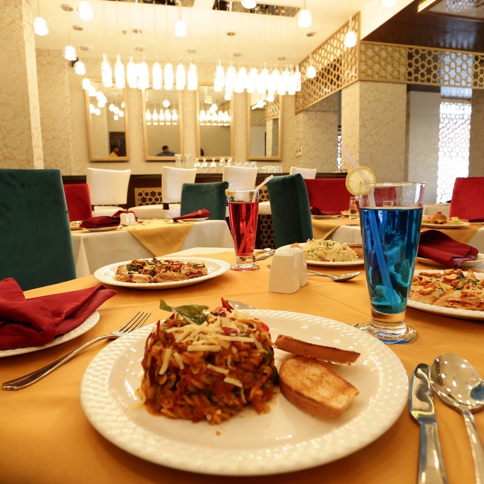 fine dining at the comfort inn sapphire, jaipur