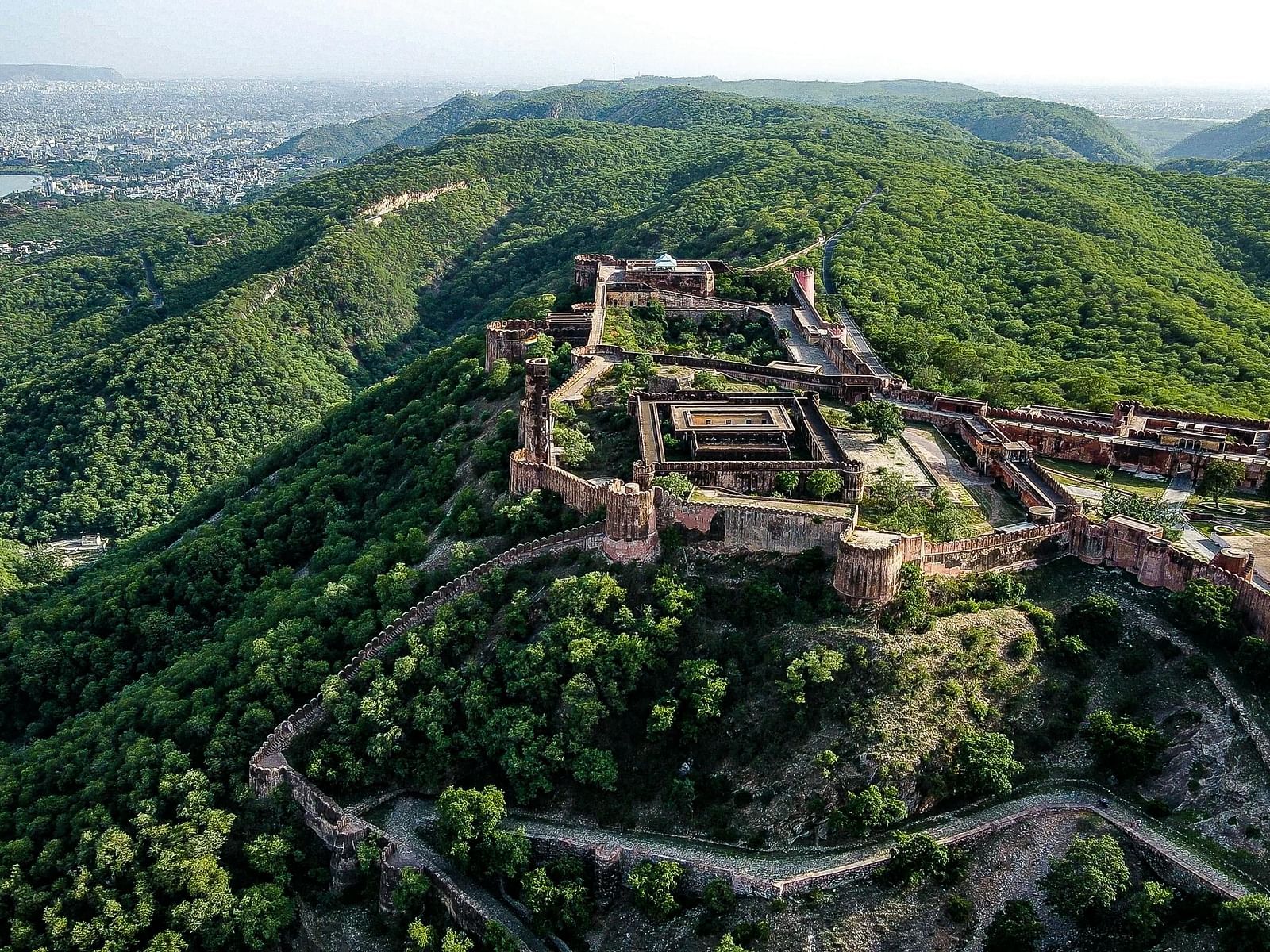 Scenic view of the hills.
