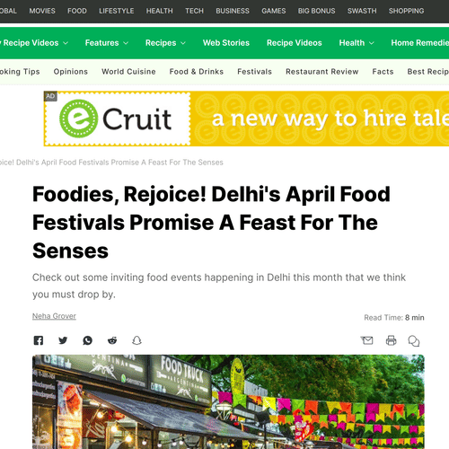 A screenshot of an article about Karma Lakelands.