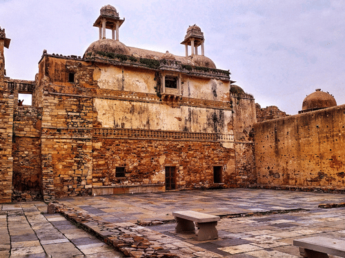Inside view of Chittorgarh Fort