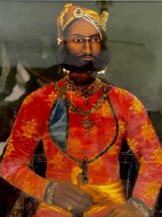 a portrait of kunwar anop singh ji