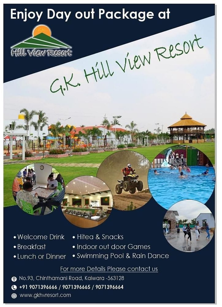 Poster of Day Out Package of GK Hill View Resort.