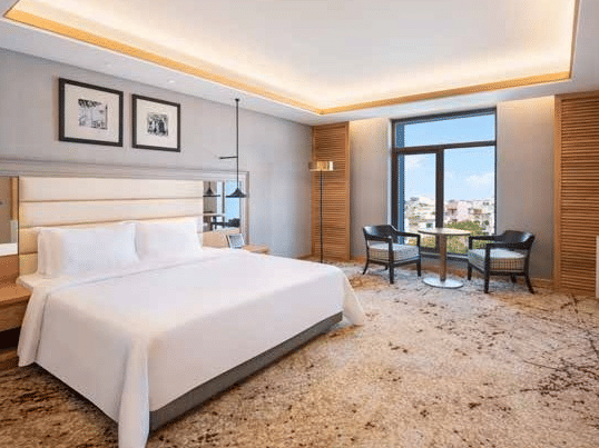 premium room with a view from the window