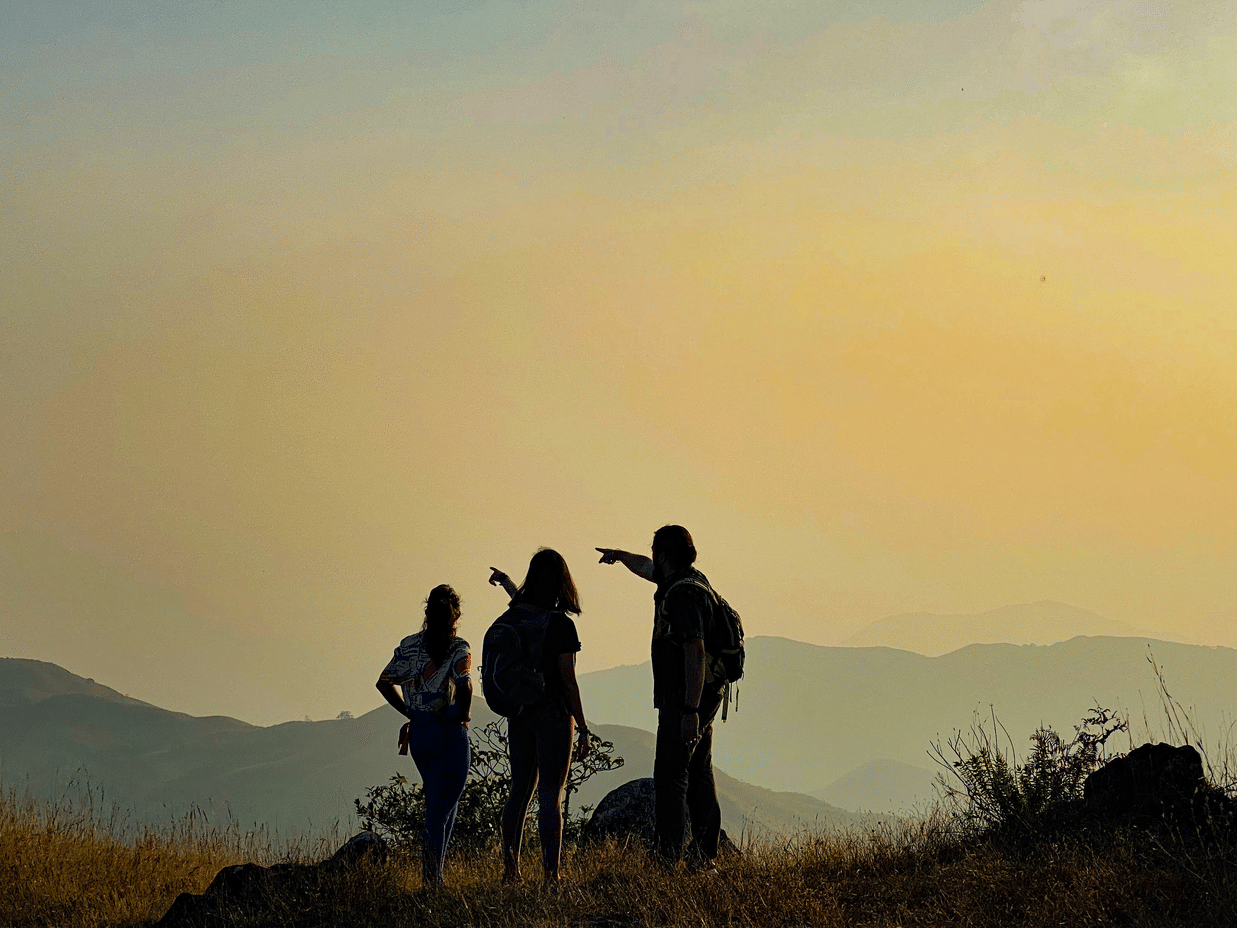 Sunset hike with coffee at Plantation Resort, Sakleshpur