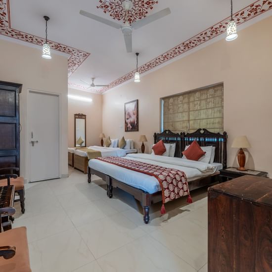 123-Family Room - Room & Suites - Suryaa Villa - Boutique Hotel in Jaipur- 1