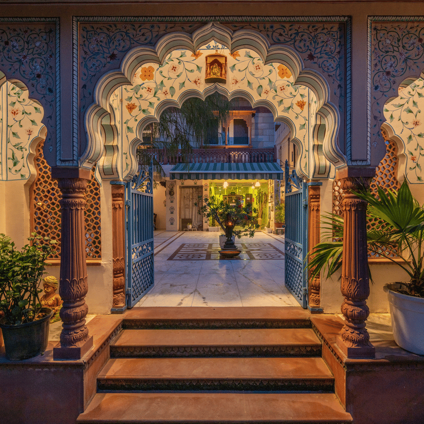 Facade- Heritage Hotel in Jaipur-Suryaa Villa - 11