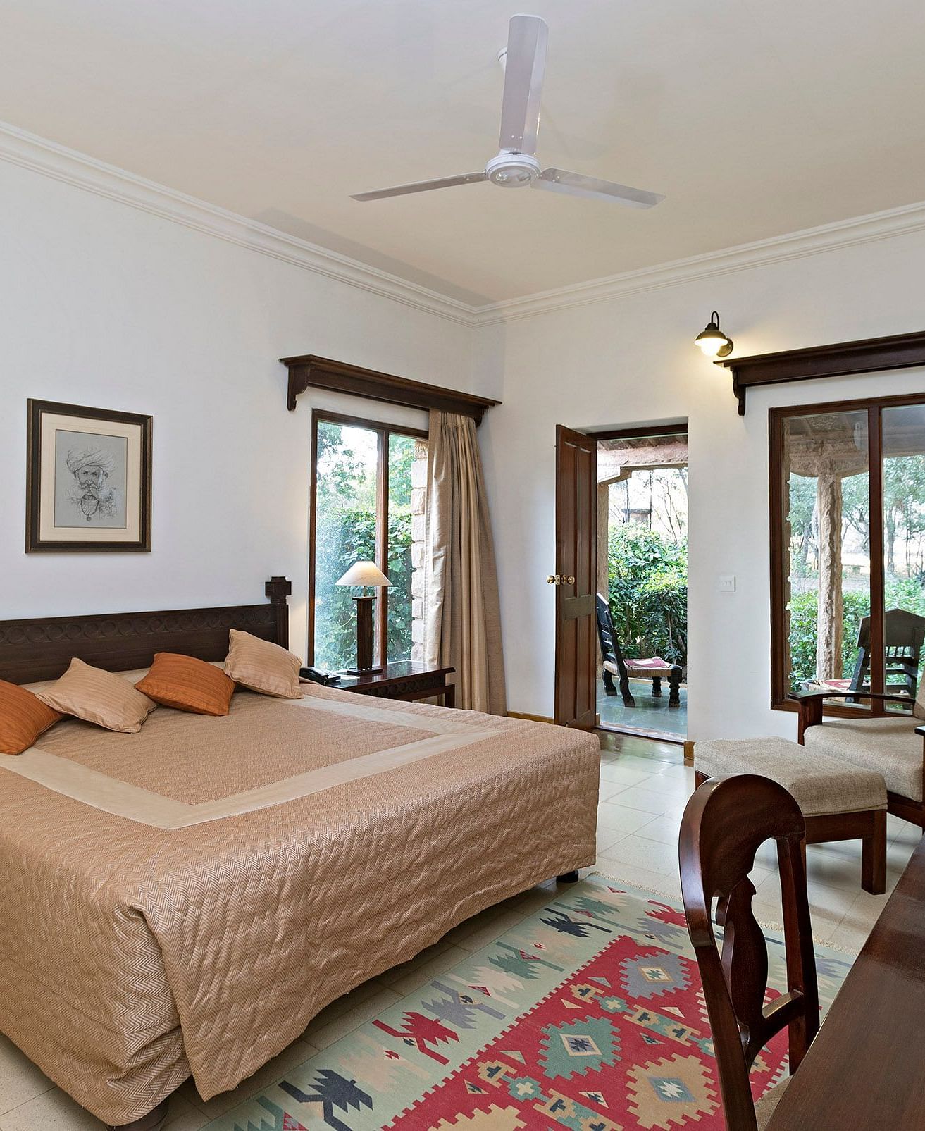 Bedroom with a wardrobe and a double bed - 2