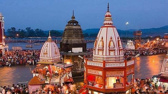 Aerial view image of Haridwar