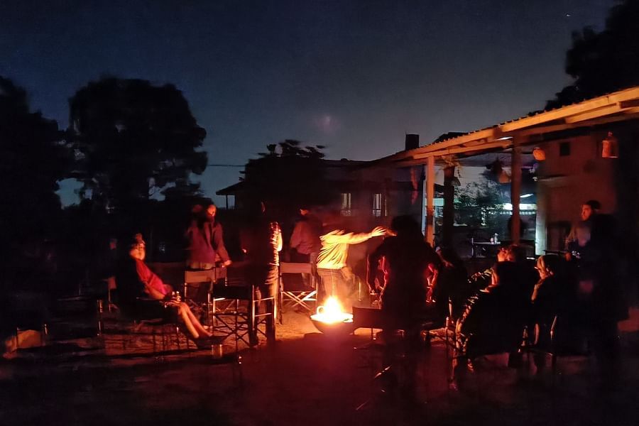 alt-text LETS Camp Skandagiri Campfire 01