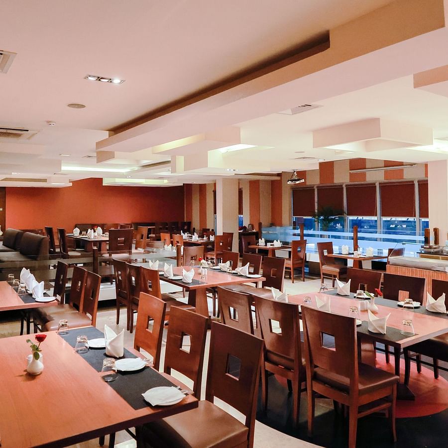seating area at MegaBite, restaurant in Bangalore