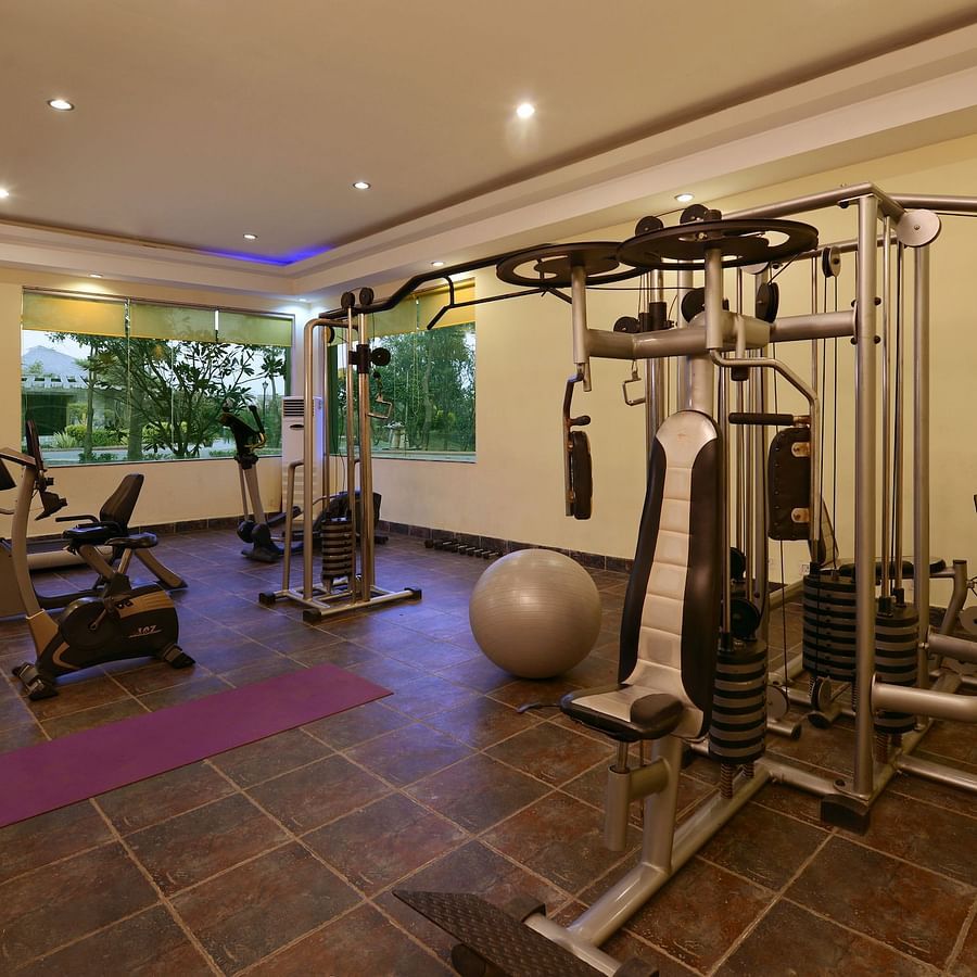 Fitness Center Facility at Shri Radha Brij Vasundhara Resort Spa Resort in Mathura