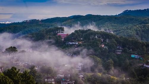 view of a hill station