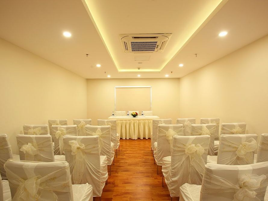 Theatre style seating inside the Conference hall - Starlit Suites, Kochi
