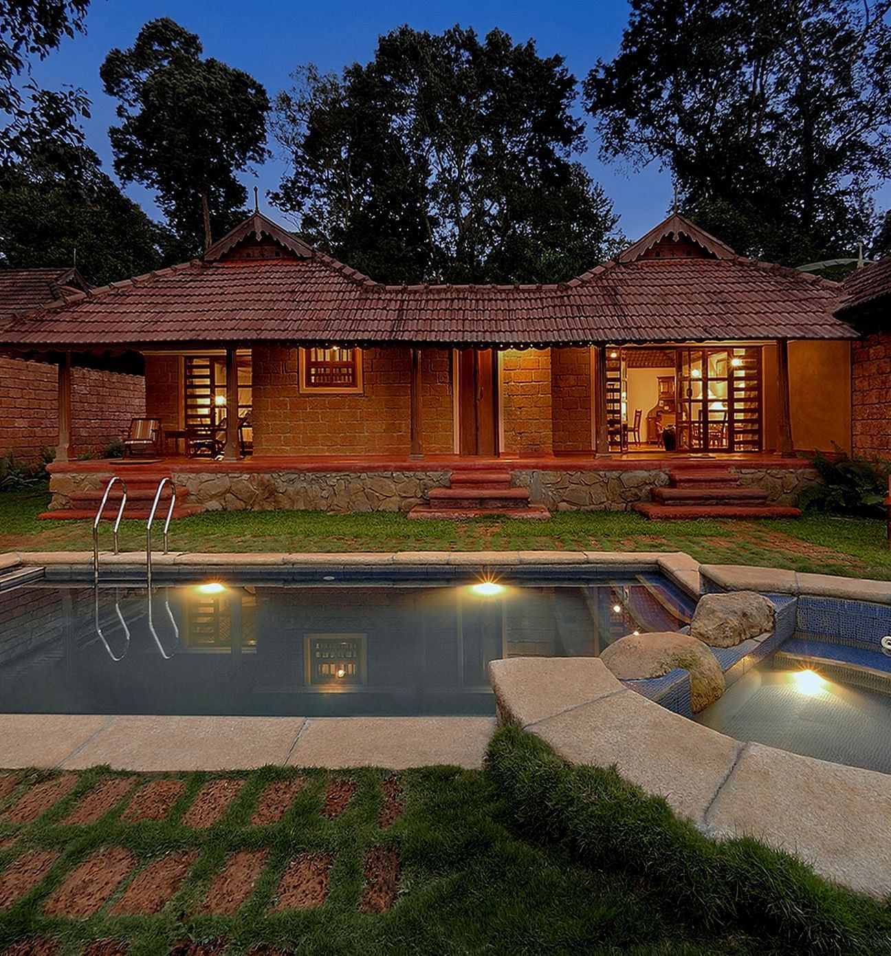 Pool at Evolve Back Resorts Coorg
